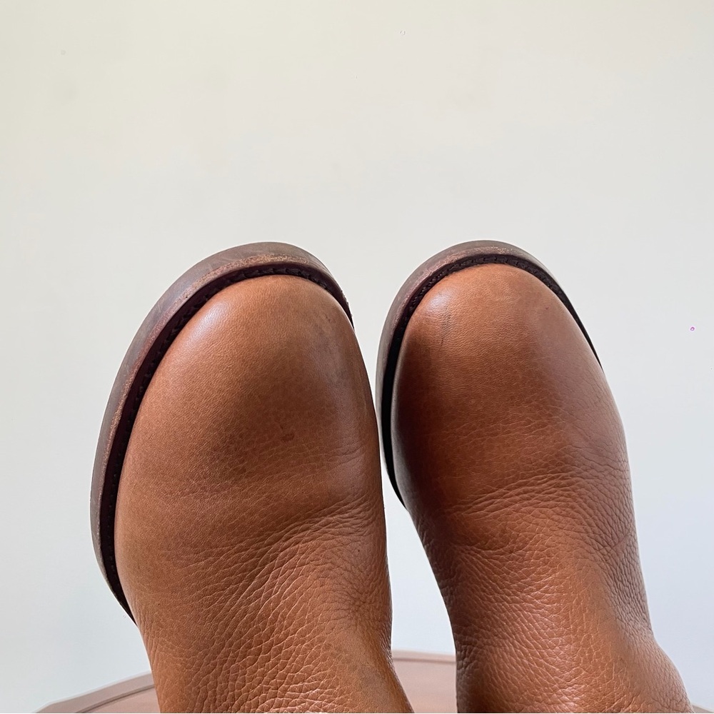 Tory Burch Amanda Black Pebbled Leather Riding boots | US 7 - Picture 10 of 11